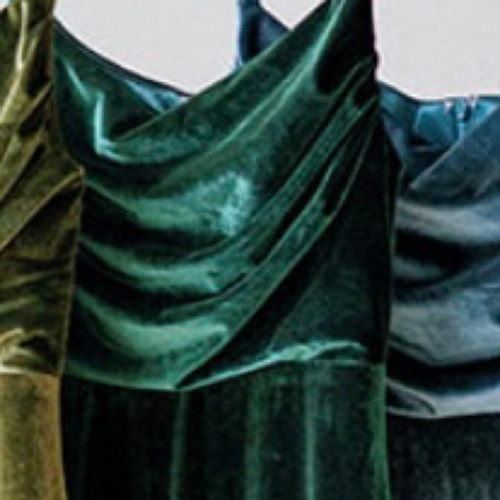 NWT Revelry Skye Velvet Dress In Classic Emerald